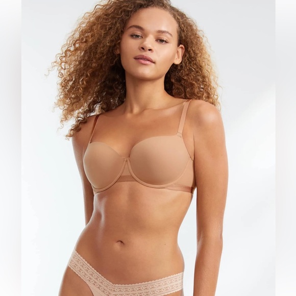 B. tempt'd by Wacoal Nearly Nothing T-Shirt Bra 32DD - Picture 1 of 4